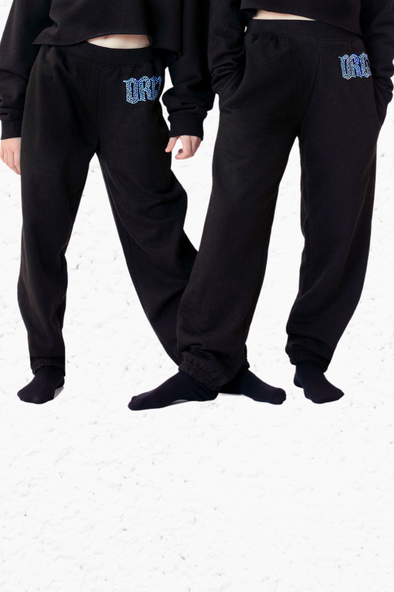 Rhinestone joggers hot sale